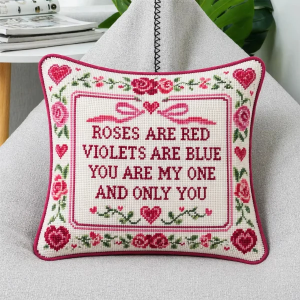Pink-Soft-Round-Floor-Cushion-Stacked-Lifestyle-Shot