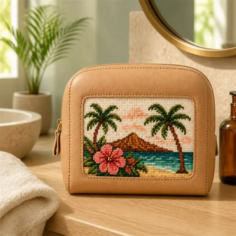 01_Tropical_Resort_Vanity_Needlepoint_Makeup_Bag_Scene
