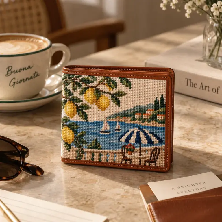 Needlepoint Wallet Card Holder 01Product